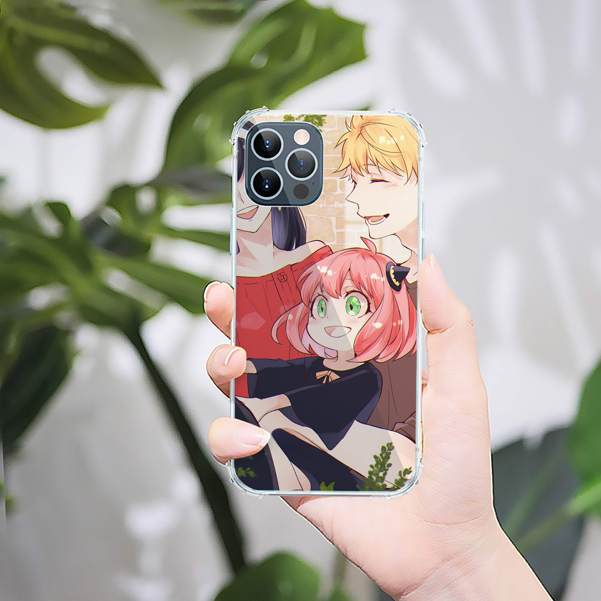 （画像用） SPY×FAMILY间谍家家酒 【iPhone 12シリーズ対応】透明スマホケース（クリアソフトケース）